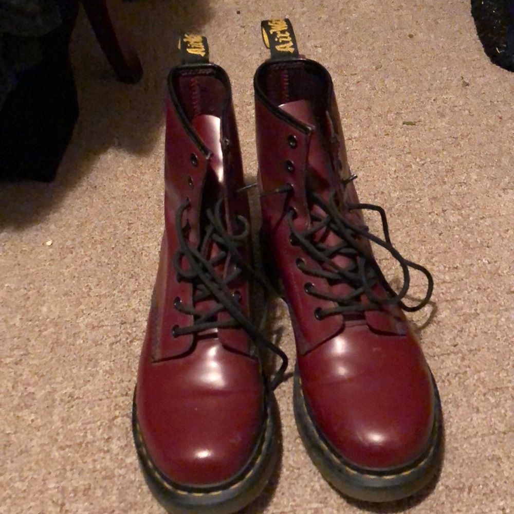 Burgundy Dr. Martens
